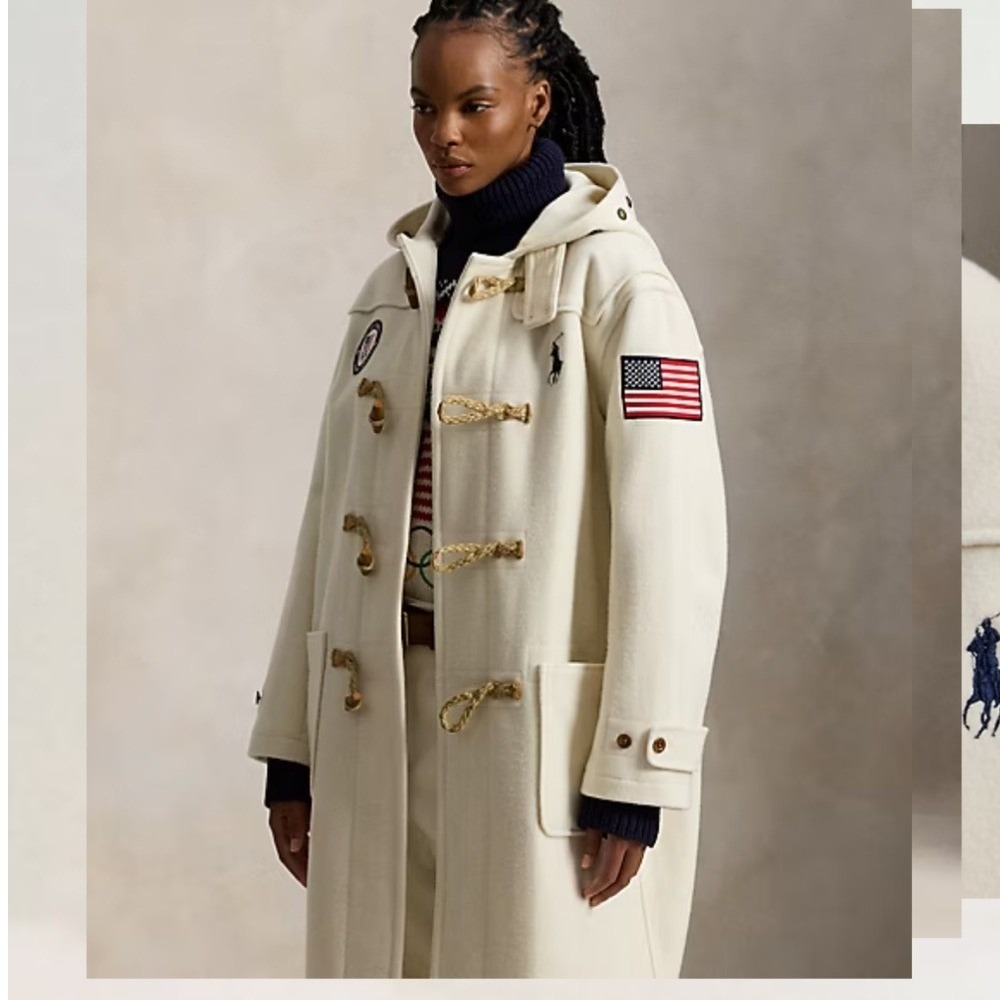 Polo Ralph Lauren Team USA 2026 Olympic Opening Ceremony Wool Coat Unisex M skii